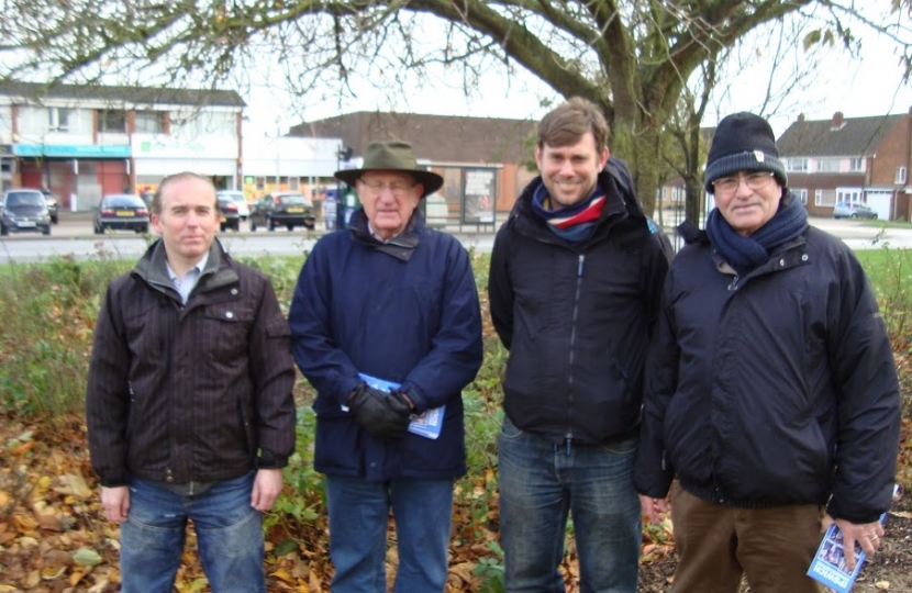 Your Councillors at the Newly Agreed Site 