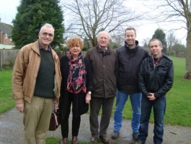 Pictured left to right. Cllrs Alan Murray, Judy Terry, John Carnall and Kym Stro