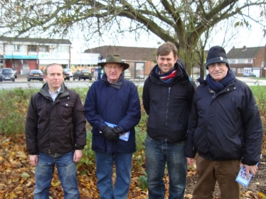 Your Councillors at the Newly Agreed Site 