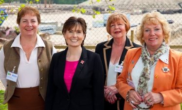 Cllr Judy Terry (2nd from right)